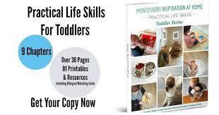 Montessori Practical Life Skills For Toddlers At Home