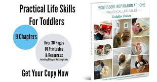 montessori practical life skills for toddlers at home