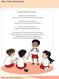 Kunci jawaban aku cinta lingkungan dan budaya jakarta kelas 6. Aku Cinta Membaca Kelas 6 Tema 8 Hal 130 138