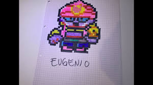 Scout the maps from all of the different events in brawl stars. Eugenio Brawl Stars In Pixel Art Youtube