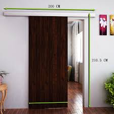 Wood sliding barn door rollers track hardware hangers kit for interior door diy. 2m Sliding Barn Hardware Door Aluminum Alloy Track Home Office Interior Closet Sliding Barn Door Hardware Hanging Sliding Track Buy Barn Door Hardware Cheap Price Alloy Sliding Door Hardware Aluminum Track For Sliding Door