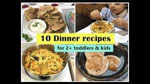 10 dinner recipes for 2 toddlers