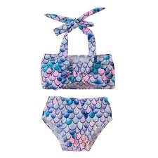 Leopard Print Kids Sling Swimwear Girls Bikini Set --- Drop Colorful（Size  100） | Fruugo MY