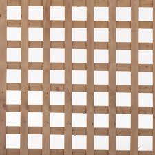 Severe Weather Common 3 4 In X 48 In X 8 Ft Actual 0 685 In X 48 In X 8 Ft Natural Pressure Treated Spruce Squ Square Lattice Lattice Fence Panels Lattice