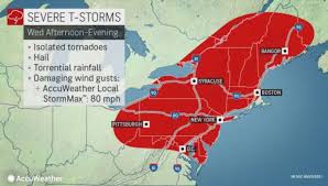 Do severe thunderstorm warnings grab your attention as much as tornado warnings? N J Weather Severe Thunderstorms Could Slam State With Strong Winds Heavy Rain Hail Nj Com