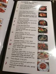Die speisekarte des korea town der kategorie restaurants aus luzern,. Koreanisches Abendessen Bild Von Korea Town Luzern Tripadvisor
