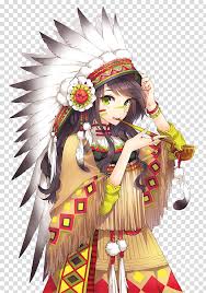 Anime Render Native American Girl Character Transparent Background Png Clipart Hiclipart Homedaz studiogenesis 8 malenative american warrior war paintings for g8m. anime render native american girl