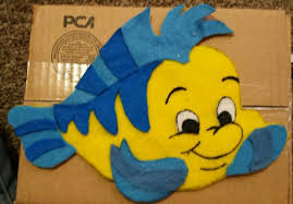 Flounder Felt Dolls Little Mermaid Play Mermaid Halloween Costumes
