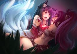 Rule34 - If it exists, there is porn of it  kerasu, ricegnat, ahri, nidalee   313449
