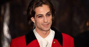 Download Damiano David Winks In Camera Wallpaper