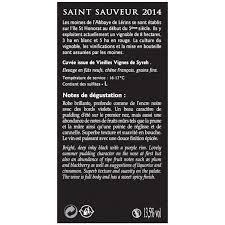 Saint Sauveur 2014 Syrah Excellence De Lerins