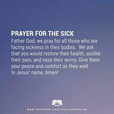 Prayer For The Sick Prayer For The Sick Sick Quotes Prayers For Healing