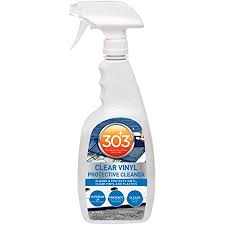 Maybe you would like to learn more about one of these? Amazon Com 303 Marine Clear Vinyl Protective Cleaner Cleans And Protects Vinyl Clear Vinyl And Plastics Superior Uv Protection Prevents Yellowing And Cracking Streak Free Cleaning 32 Fl Oz 30215 Automotive
