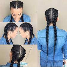 21 Trendy Braided Hairstyles To Try This Summer Stayglam Two Braid Hairstyles Hair Styles Cornrow Hairstyles