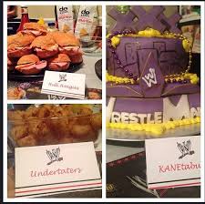 Easy Birthday Party Snack Ideas Wrestlemania Party Snack Ideas Wwe Birthday Party Wwe Birthday Wwe Party