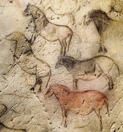 Ekain Cave Horses by Weston Westmoreland