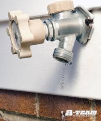 Vacuum breaker outside faucet leaking. Outdoor Faucet Repair In Connecticut A Team Plumbing