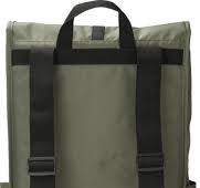 Rucksack mit Klappe | rPET | 29x10x40 cm | Mit 2 Flaschentaschen
