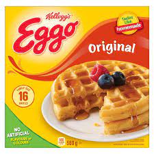 How many calories are there in kellogg's, eggo, thick & fluffy, waffles, original?. Eggo Original Waffles 560g 16 Waffles Walmart Canada