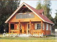 Denah rumah minimalis dengan 2 teras. 100 Contoh Desain Rumah Kayu Terbaru Design Rumah