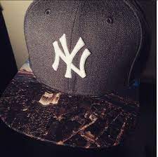 New York Yankees New Era Snapback Hat With Custom Goodfellas Brim New Era Snapback Custom Hats Snapback Hats