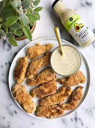 Crispy Avocado Oil Chicken Tenders Paleo Rachlmansfield Recipe Healthy Chicken Fingers How To Eat Paleo Avocado