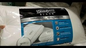 Check out our beautyrest mattress review to get a glimpse into each mattress collection offered by beautyrest and find the best mattress for you. Costco Beauty Rest Black Luxurious Down Alt Pillows King Size 2 Pack 21 Youtube