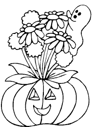 Dibujos De Halloween Para Colorear Faciles