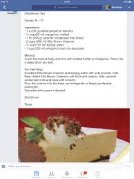 Ellis Brown Tart Ginger Nut Biscuit Cups Tart