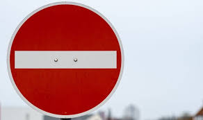 Administrator has red circle with white x in permissions folder. Shocker As Drivers Don T Recognise No Entry Or Bus Only Signs Express Co Uk