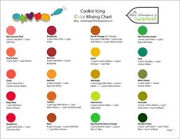 Betty Crocker Gel Food Coloring Chart Horizon
