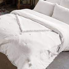 Runner natalizio fai da te. Runner Letto Garza Di Cotone 150 X 150 Cm Gaia Bianco Biancheria Da Letto Eminza