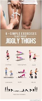 8 Simple Exercises To Get Rid Of Jiggly Thighs Easy Workouts Exercise Fitness Body