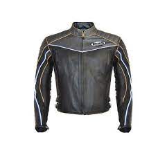 New Mens Buell Gray Black Motorcycle Biker Cowhide Leather Jacket Leather Jacket Leather Jacket Style Black Motorcycle