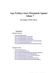 Penggabungan diri dengan agama islam bukanlah secara warisan 3173772 Apa Artinya Saya Menganut Islam Fathi Yakan