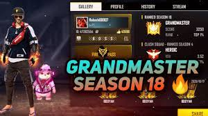 Free fire bd shared a video from the playlist free fire pro heroic & grandmaster gameplay 2019. Road To Grandmaster Season 18 Rakesh00007 Garena Free Fire Youtube
