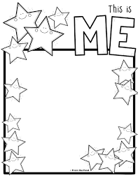 Here is the finished free santa coloring page. This Is Me Worksheet From The Pond Coloring Pages Color Club