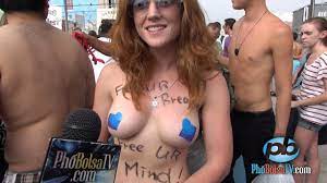 Interview with Go Topless 2013 participant Rachel Jessee, Venice Beach,  California - YouTube