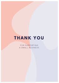 Create a card your friends and loved ones won't forget. Free Supporting A Small Business Template Customize With Picmonkey