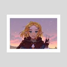 Breath of the wild 2 is expected to make an appearance at e3 2021, and we're wondering what zelda could offer gameplay if nintendo reveals her as a playable character. Botw 2 Zelda V1 An Art Print By Shari Cote Inprnt