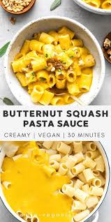 Creamy Vegan Butternut Squash Pasta Sauce Quick Easy Recipe Recipes Oil Free Vegan Recipes Whole Food Recipes