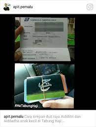 Tabungan haji adalah simpanan dana secara syariah untuk umat muslim yang ingin beribadah haji. Cara Buka Akaun Tabung Haji Bagi Anak Yang Baru Lahir 2018 Riwayat Hidup Ku Mr Mhy
