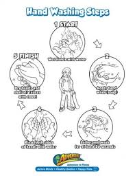 Help Your Kids Learn To Properly Wash Their Hands Using This Printable Sheet Kids Learning Coloring For Kids Hand Washing