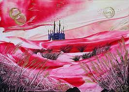 An encaustic painting creating using a hotplate, iron and stylus on a5 card. Encaustic Oder Enkaustik Anleitung Fur Die Wachsmalerei
