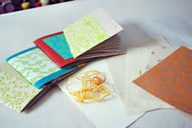 You could also add some text that matches the occasion, like happy birthday! or. How To Make Notebooks From Greeting Cards Mary Makes Good