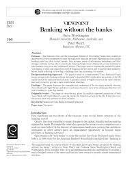 It tells you how much interest you'd earn if you put your money in an account and left it there for a full year. Pdf Banking Without The Banks
