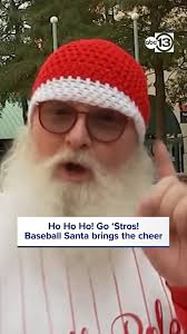 Baseball Santa is spreading the holiday cheer to Houstonians young and old 