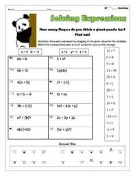 Solving formulas for a variable. Solving Expressions With Variables Worksheet Free Worksheets Free Solving Equations Solving
