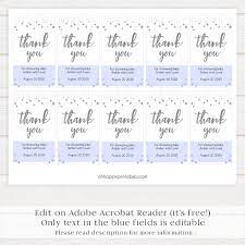 Home baby shower tags page 1 of 1. Baby Thank You Tags Silver Twinkle Little Star Printable Baby Decor Ohhappyprintables