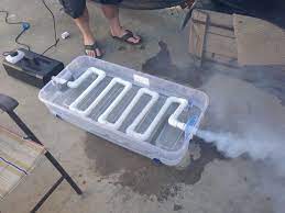 Diy how i made an amazing, low lying fog chiller for free!!! 27 Fog Chillers Ideas Fog Chiller Halloween Props Halloween Diy